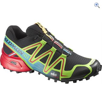 Salomon Men's Speedcross 3 Trail Running Shoes - Size: 7 - Colour: Black / Green